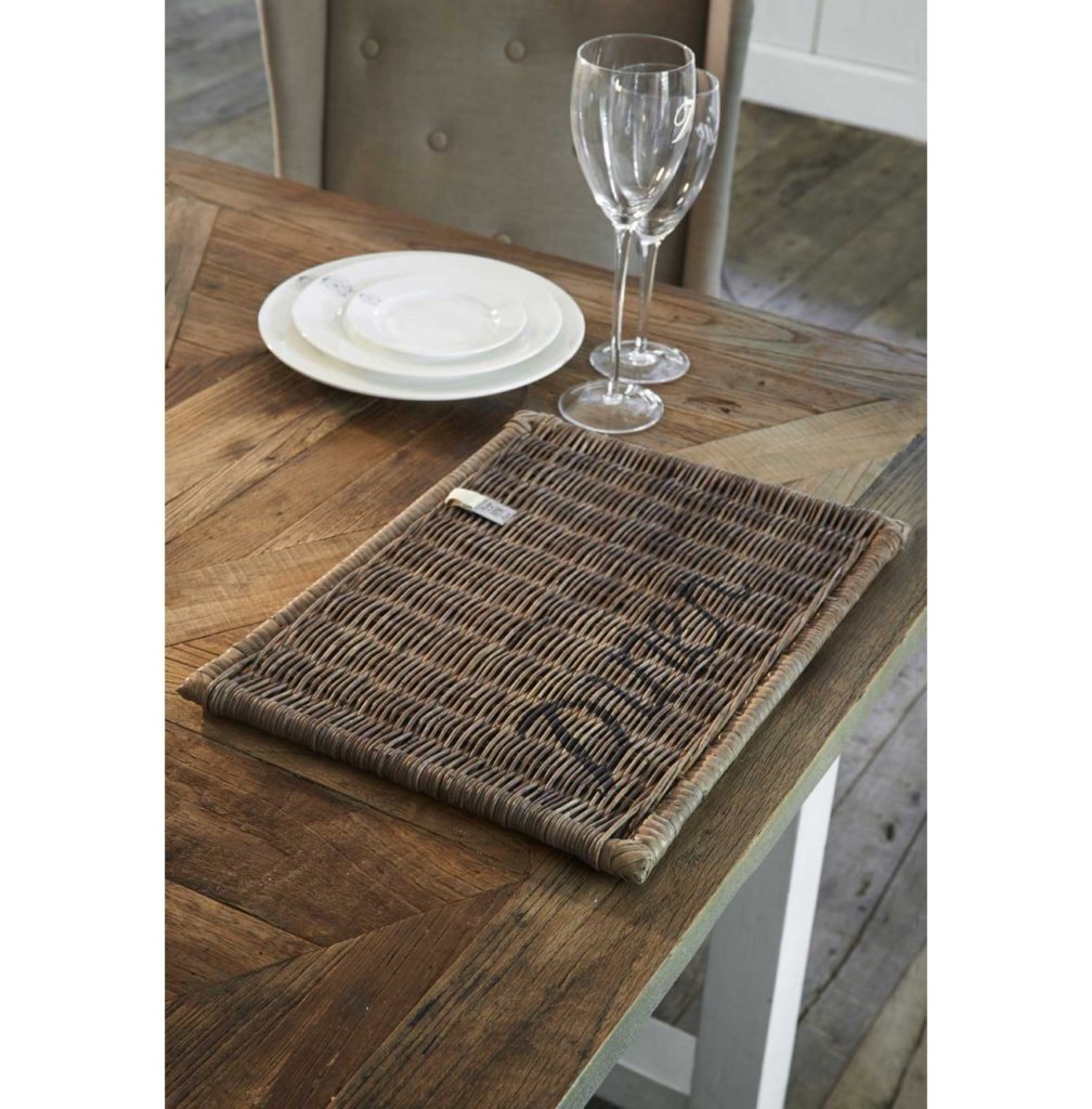 Lot De 4 Sets De Table Ronds En Rotin Tressé - Fait Main Du Laos - Neufs